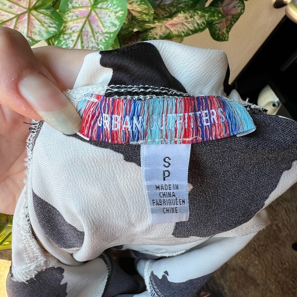 Urban Outfitters Shae Halter Slip Dress Cow Print Women’s Small. - Picture 2 of 16